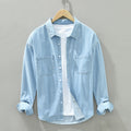 Hombre Algodón Denim Manga Larga Chaqueta - foto 5