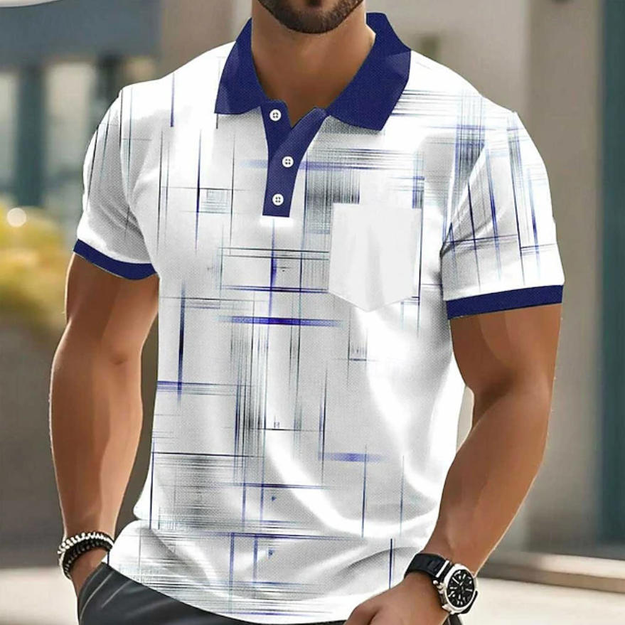 Polera casual manga corta para hombre - foto 6