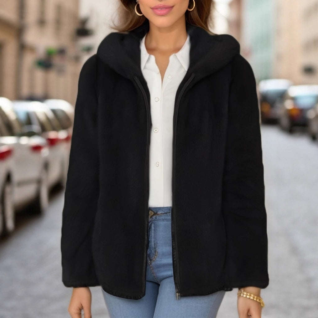 Chaqueta térmica de polar con gorro - foto 7