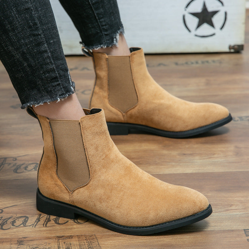 Botines de cuero estilo británico sin cordones - foto 3