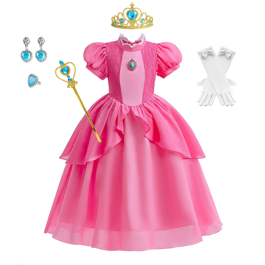 Niños's Peach Peach Falda Poliéster - foto 2
