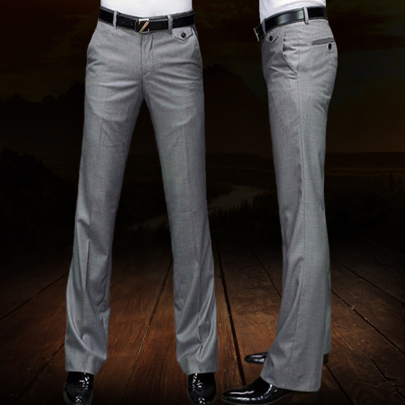 Pantalón de vestir ancho para hombre