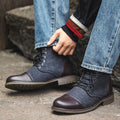 Retro Tobillo Con Cordones Western Botas Zippered Bag Packaging - foto 3