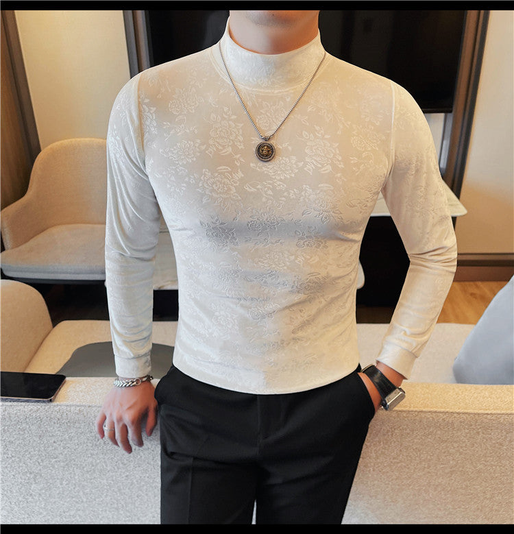Hombre Polar Casual Manga Larga Camiseta - foto 2