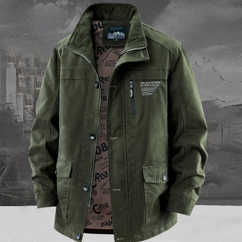 Hombre A la Moda Casual Algodón Chaqueta - foto 5