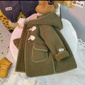 Invierno Forro Polar Manga Larga Hooded Peluche Abrigo - foto 2
