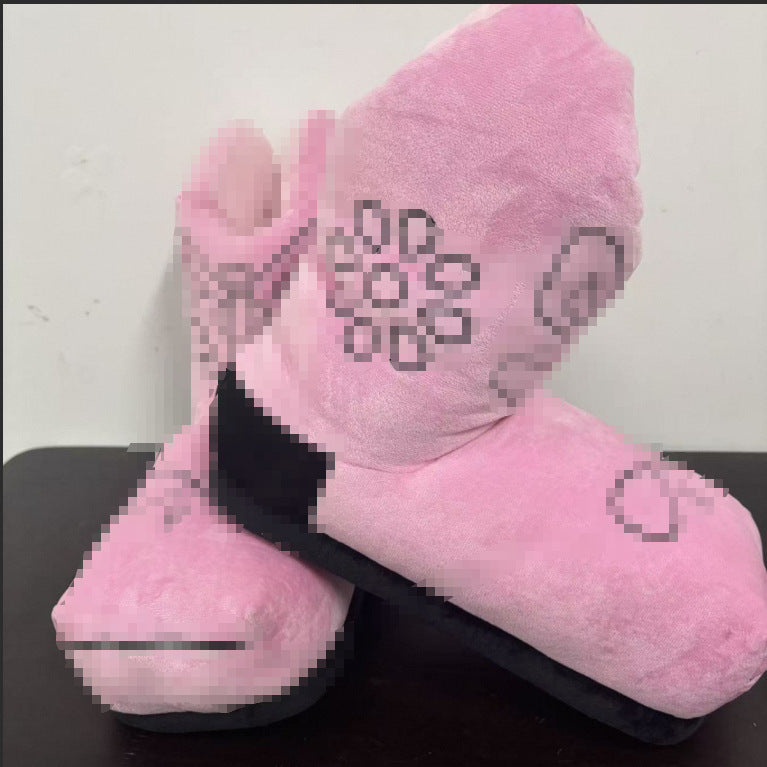 A la Moda y Abrigado Nuevo-Estilo House Slipper Botas - foto 3
