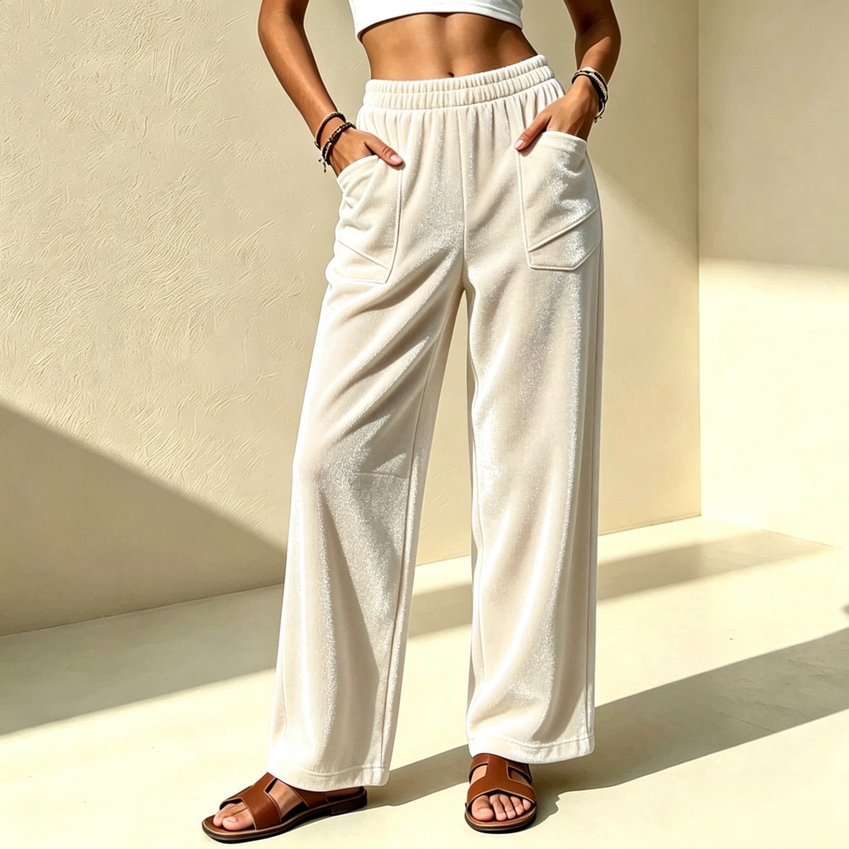 Pantalón ancho holgado con caída - foto 5