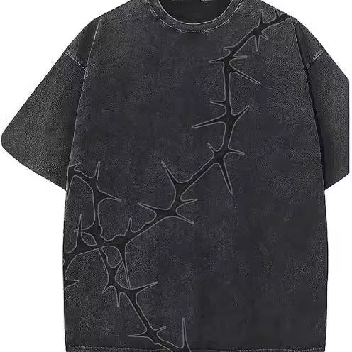 Polera estampada grafiti de rayos - foto 2