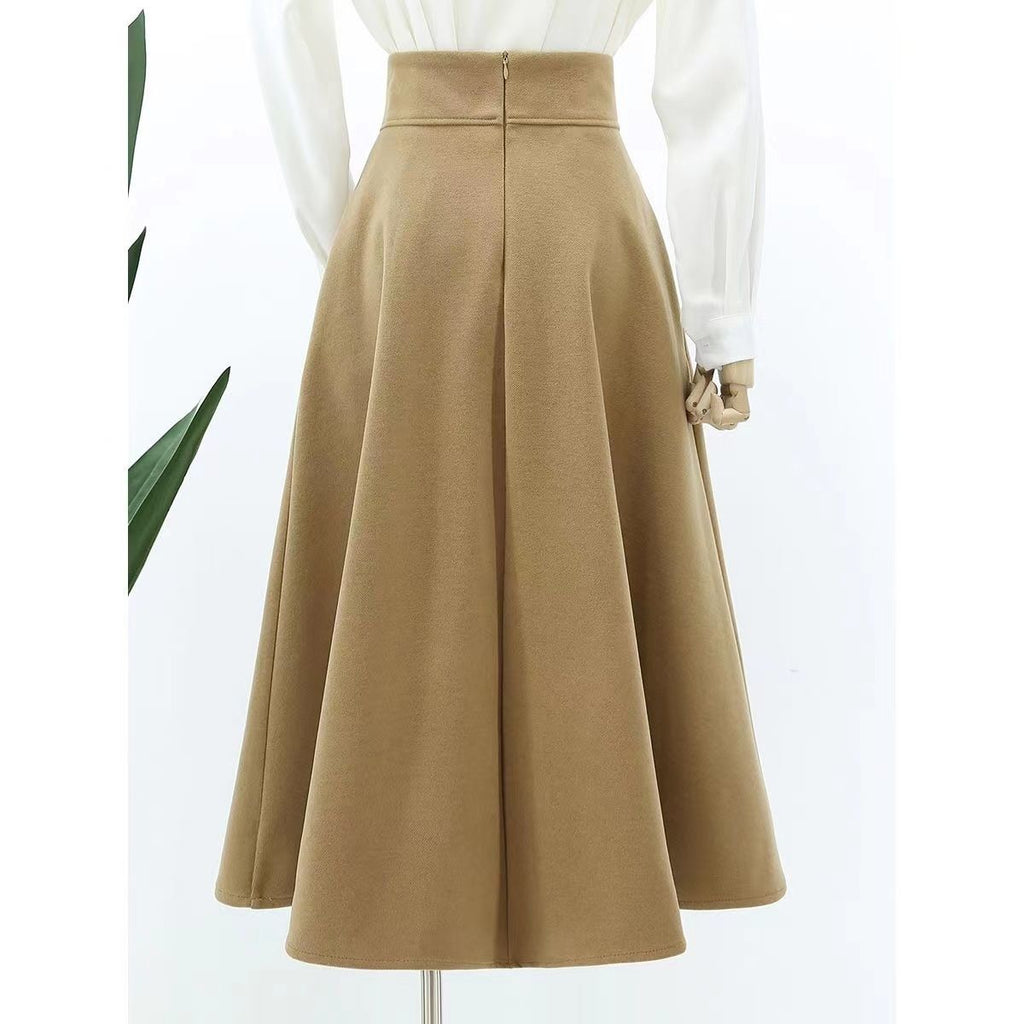 Falda plisada elegante de tiro alto - foto 6