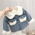 Niña' Coreano-Estilo Denim Chaqueta Baby Top