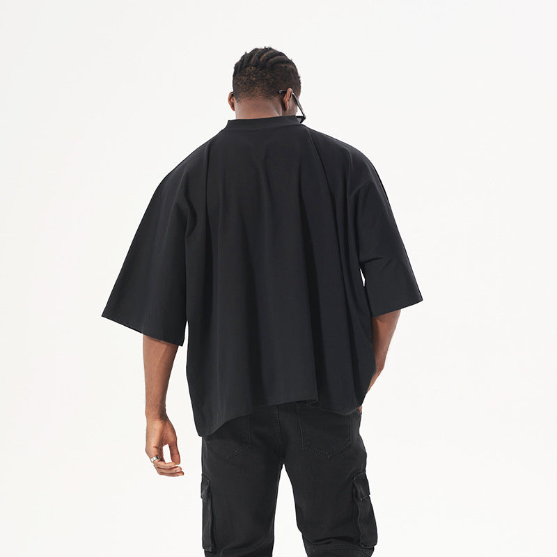 Polera holgada lisa para hombre - foto 4