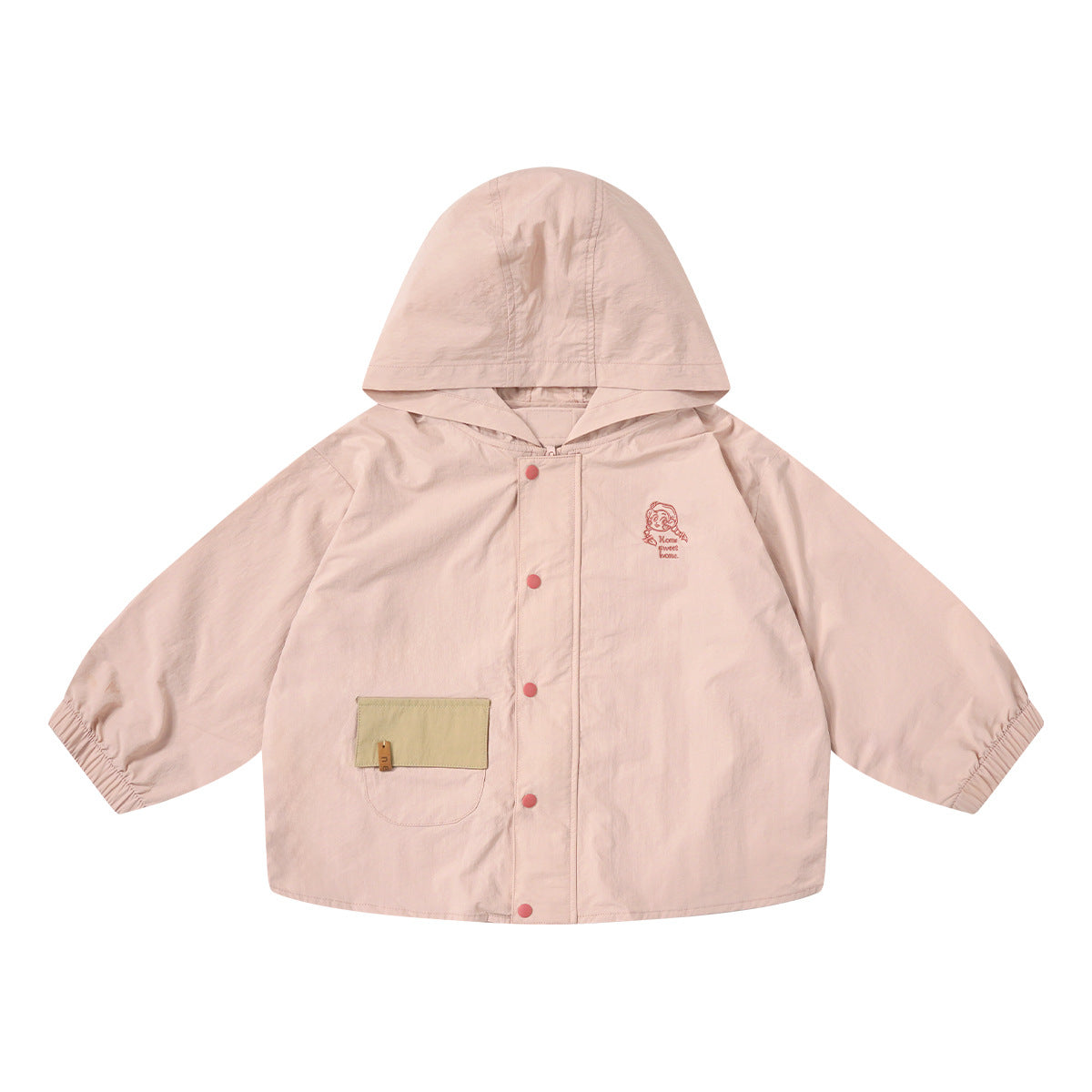 Simple y Casual Verano Hooded Top para Niña - foto 3