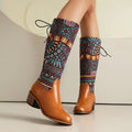 High-jacquard Ethnic-Estilo Ribbon, YunnanMyanmar-inspired Botas - foto 2