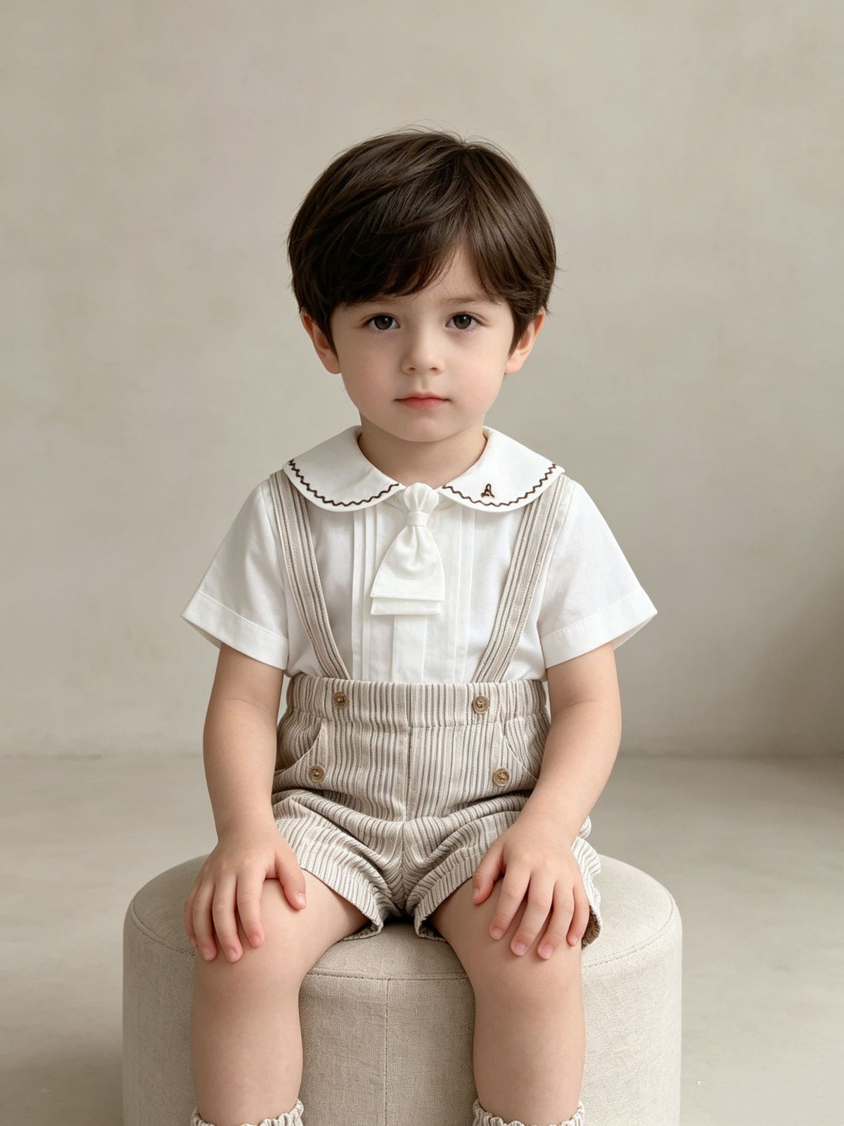 Arrival Camisa y Suspender Shorts Conjunto