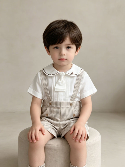 Arrival Camisa y Suspender Shorts Conjunto