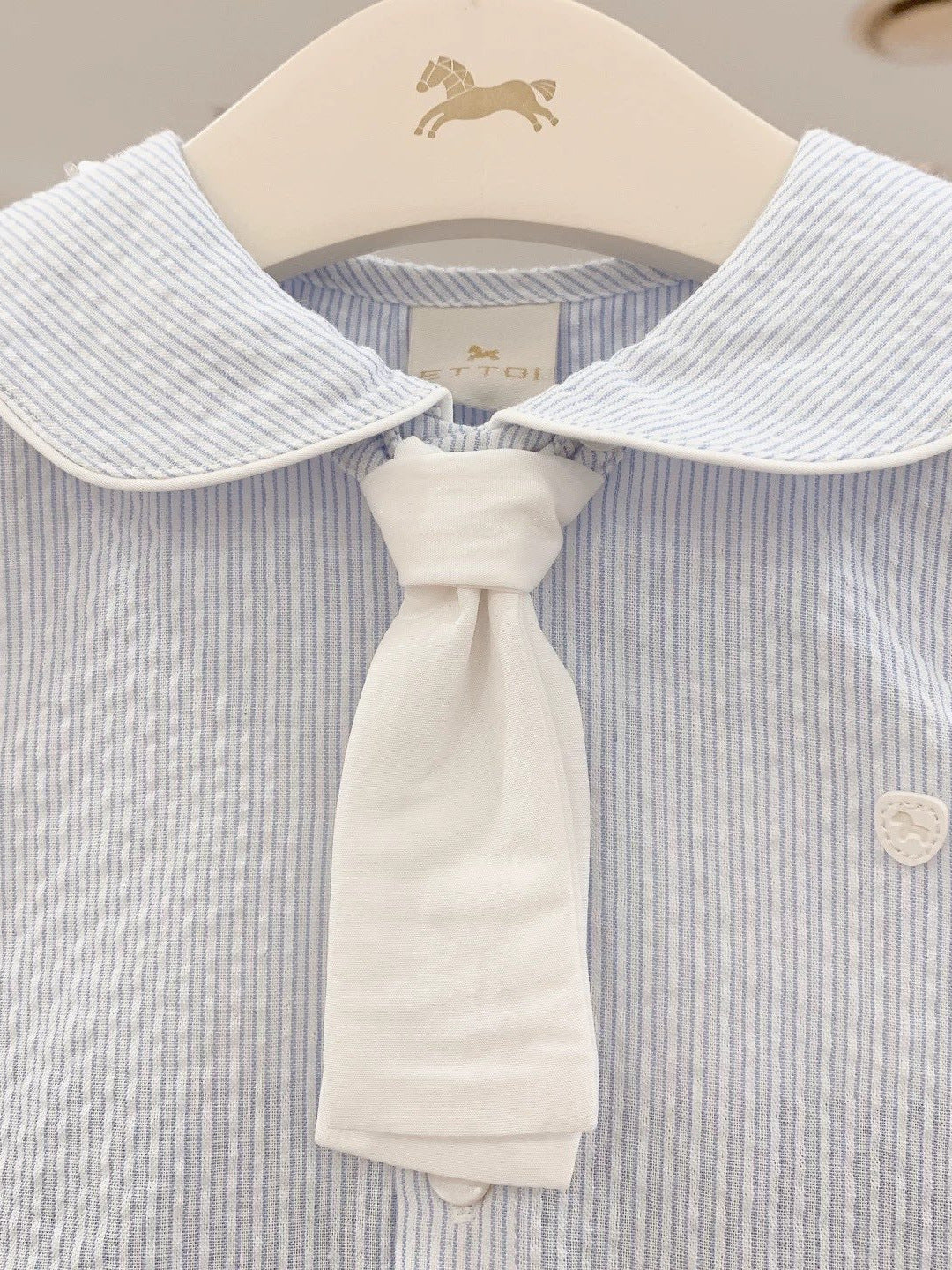 Verano Recién Llegado Niños' Coreano-Estilo Navy-collar Casual Conjunto - foto 3