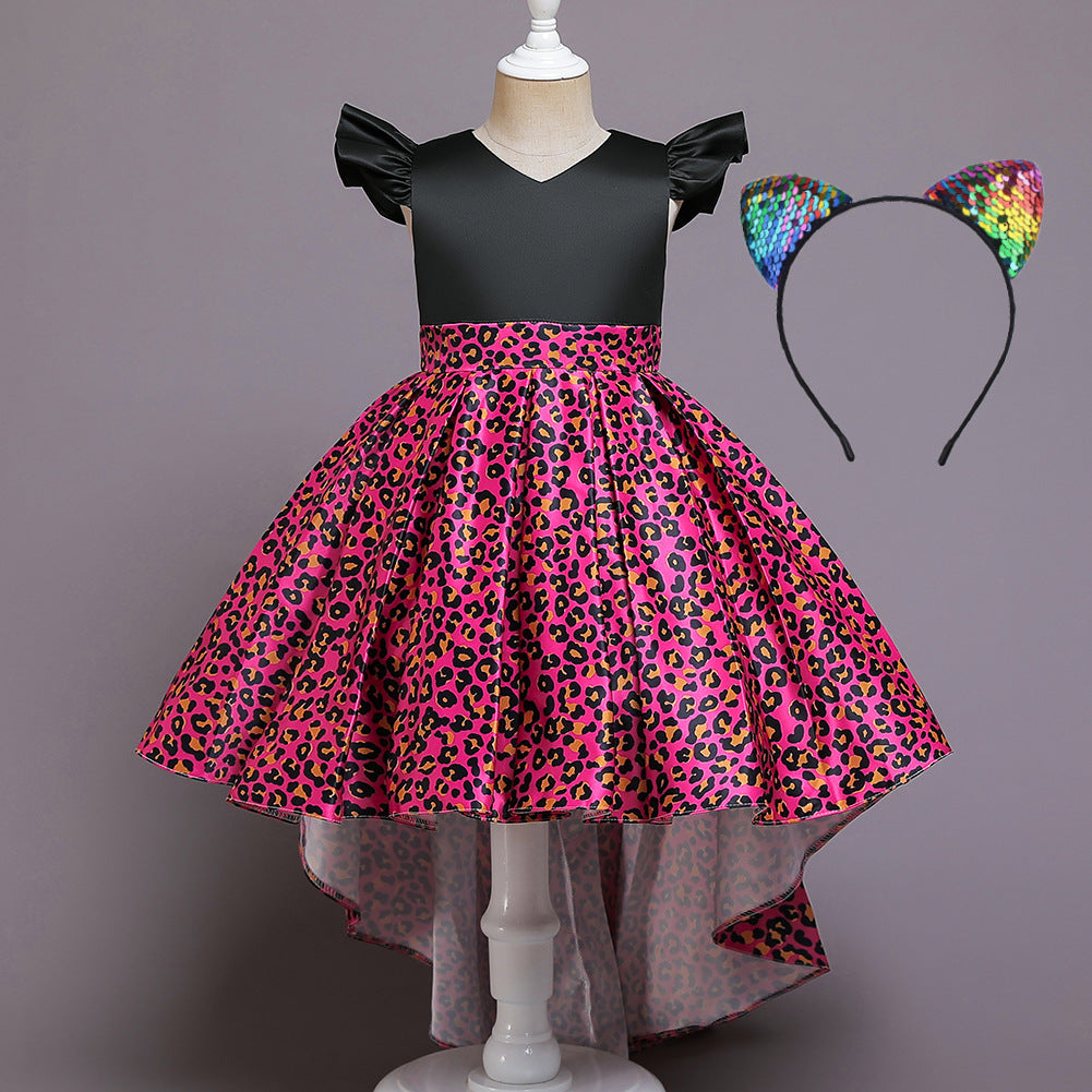 Niños's Halloween Party Moda Show Vestido - foto 7