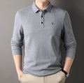Polera lisa y holgada con cuello para hombre - foto 3