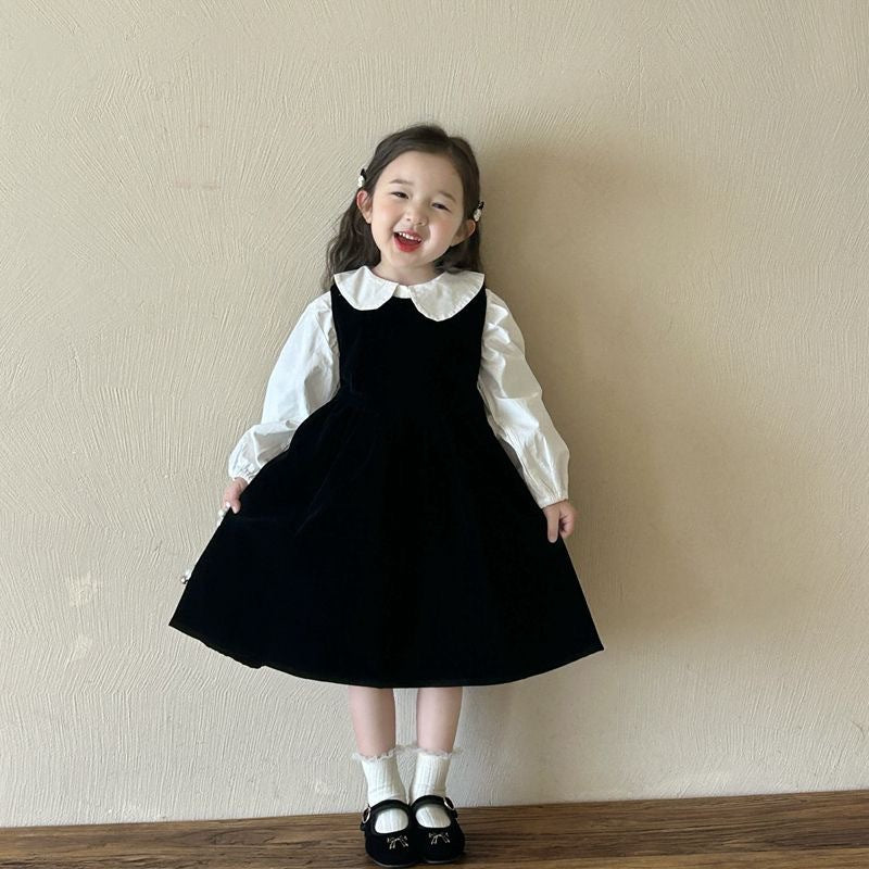 Niños's Muñeca-collar Camisa y Black Chaleco Vestido Conjunto - foto 6