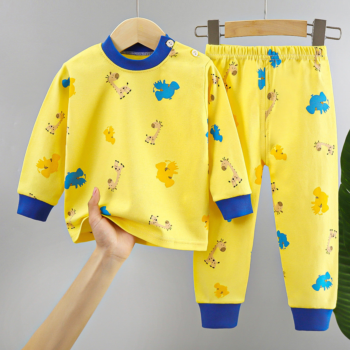 Niños Underwear Conjunto Pure Algodón Otoño Pantalón Niños Ropa - foto 8