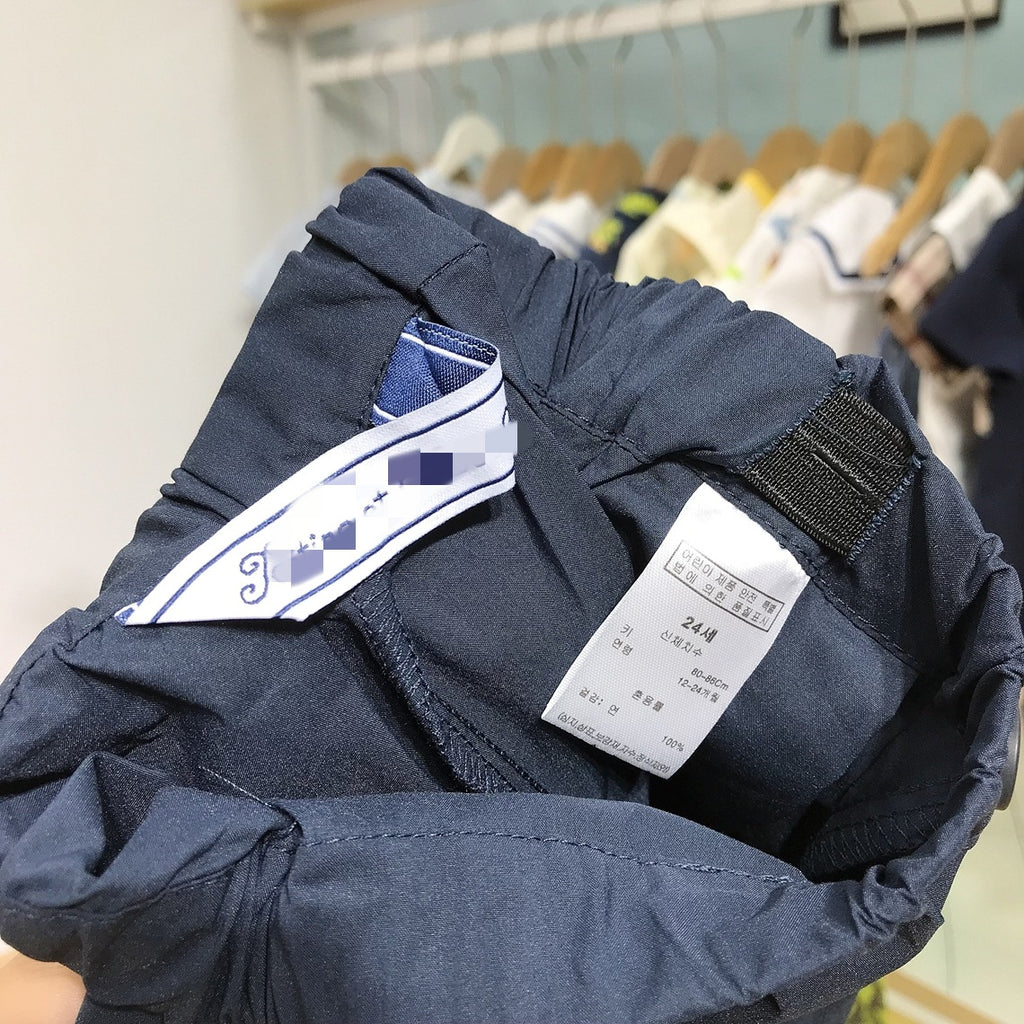Verano Recién Llegado Tejido Manga Corta Tops y Shorts para Baby Niño y Niña - foto 4