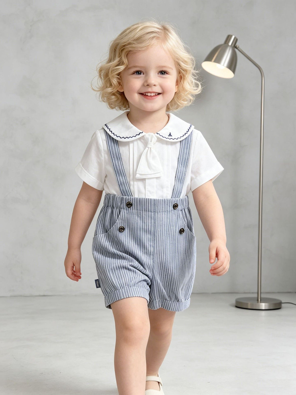 Arrival Camisa y Suspender Shorts Conjunto - foto 4