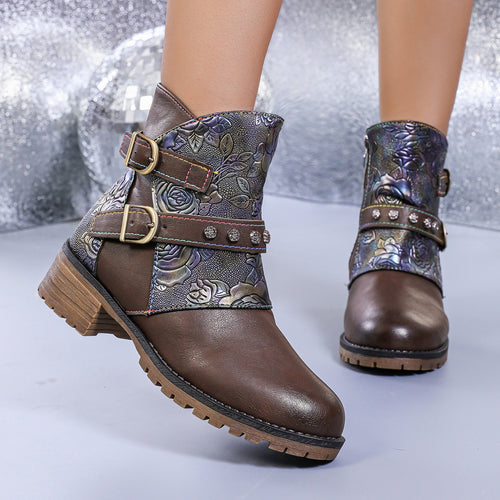 Botas texanas estampadas de mujer - foto 2