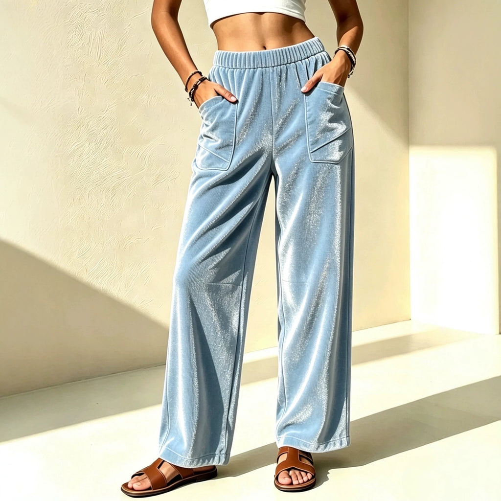 Pantalón ancho holgado con caída - foto 6