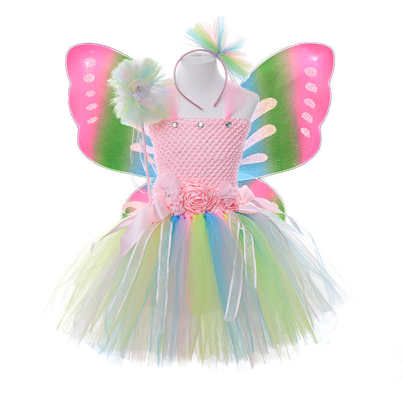Halloween Costume Sequin Niña' Vestido Conjunto - foto 2