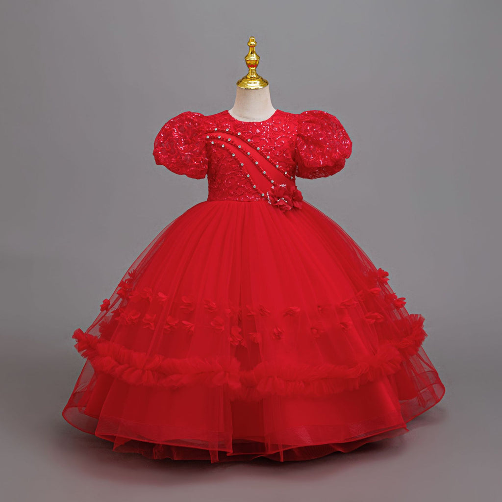 Vestido de princesa con lentejuelas para niña - foto 2