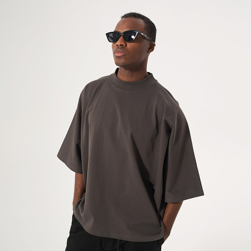 Polera holgada lisa para hombre - foto 7