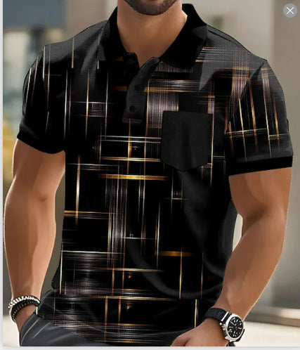 Polera casual manga corta para hombre - foto 3