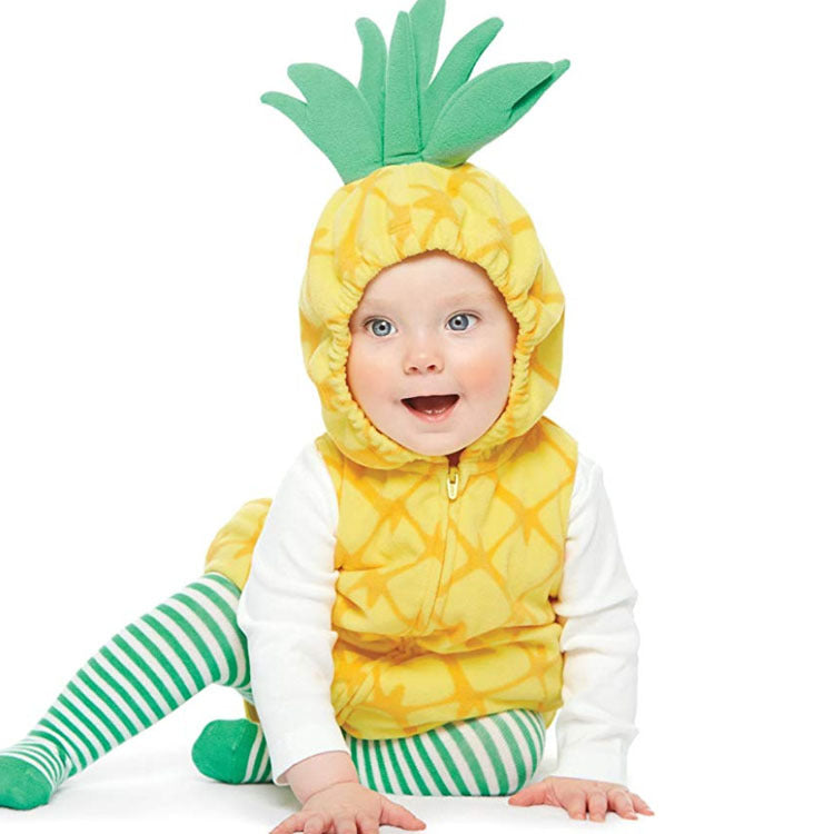 Pumpkin Strawberry y Pineapple Baby Otoño-Invierno Romper - foto 4