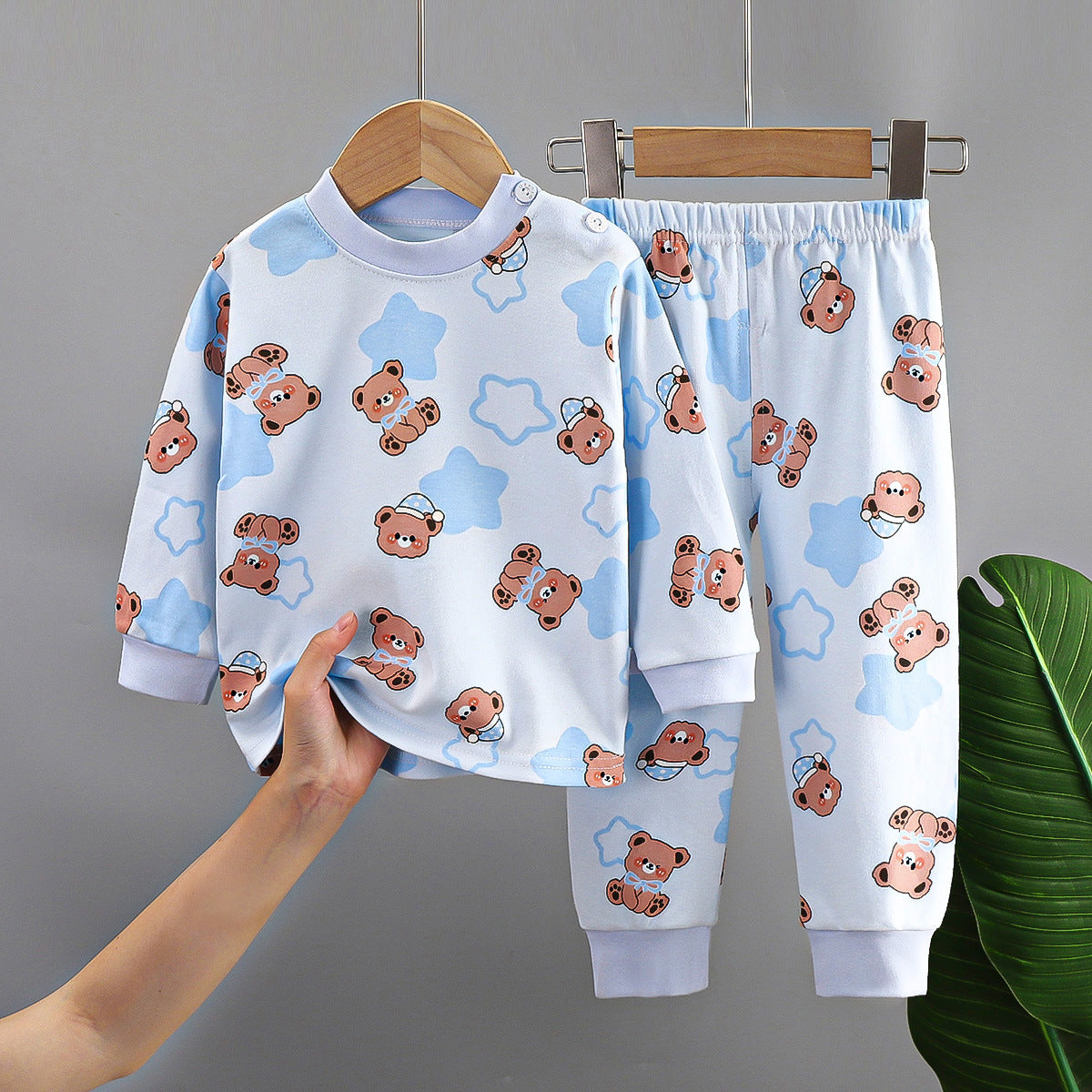 Niños Underwear Conjunto Pure Algodón Otoño Pantalón Niños Ropa - foto 3