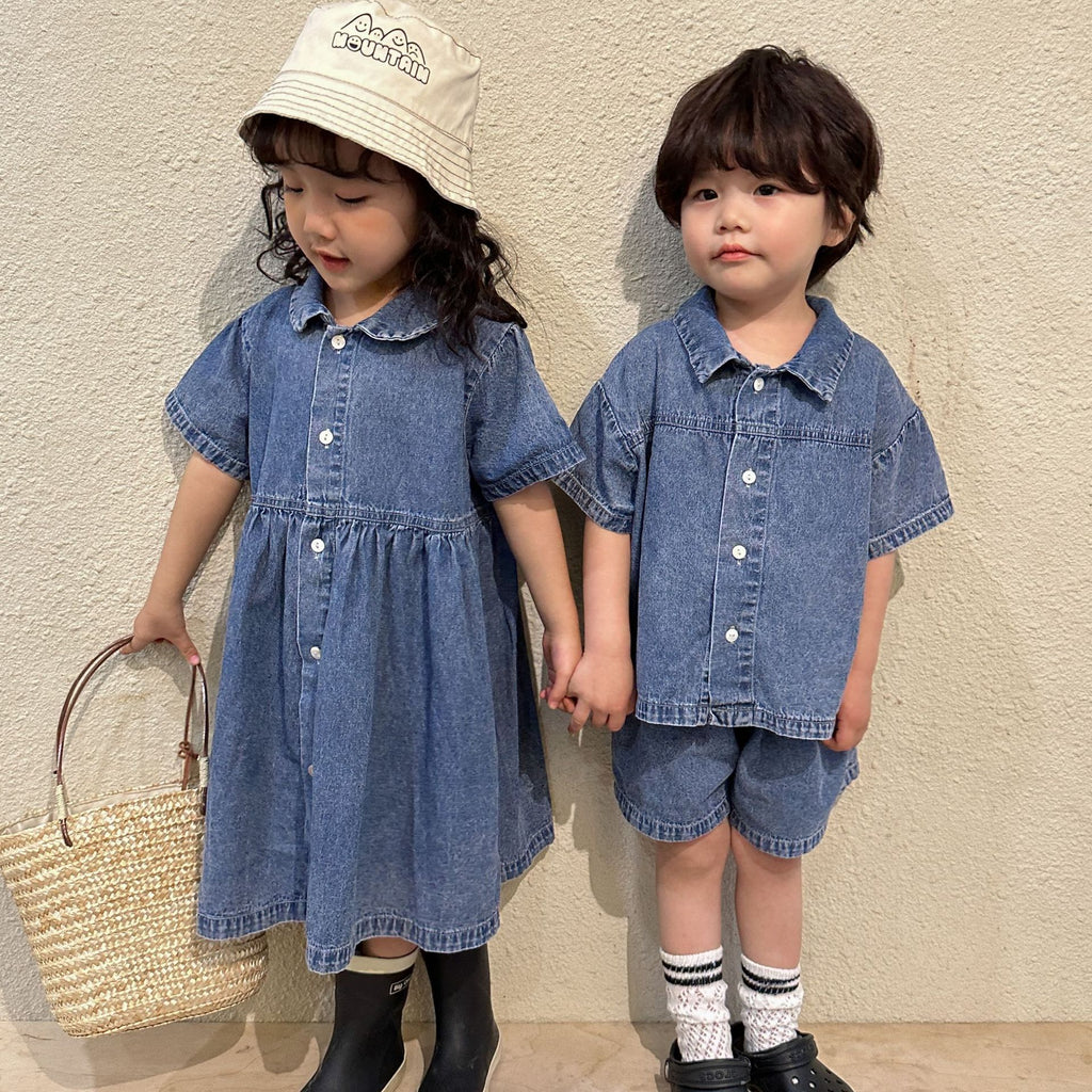 Niña' Verano Vestido, Sibling y Parent-child Matching Outfits - foto 7