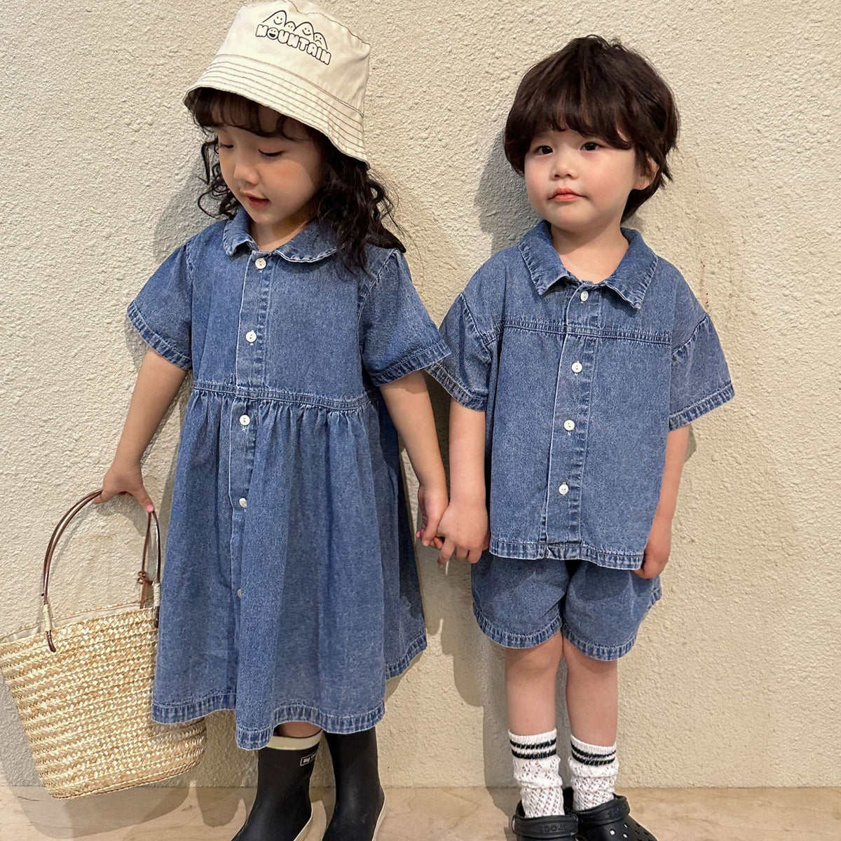 Niña' Verano Vestido, Sibling y Parent-child Matching Outfits - foto 7