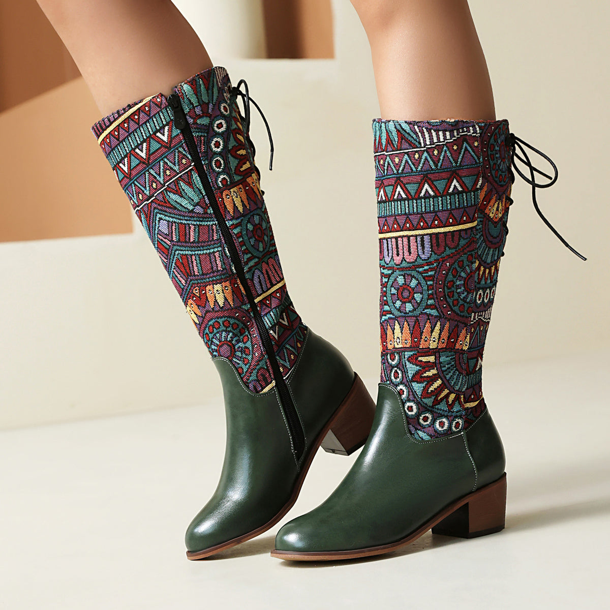 High-jacquard Ethnic-Estilo Ribbon, YunnanMyanmar-inspired Botas - foto 4