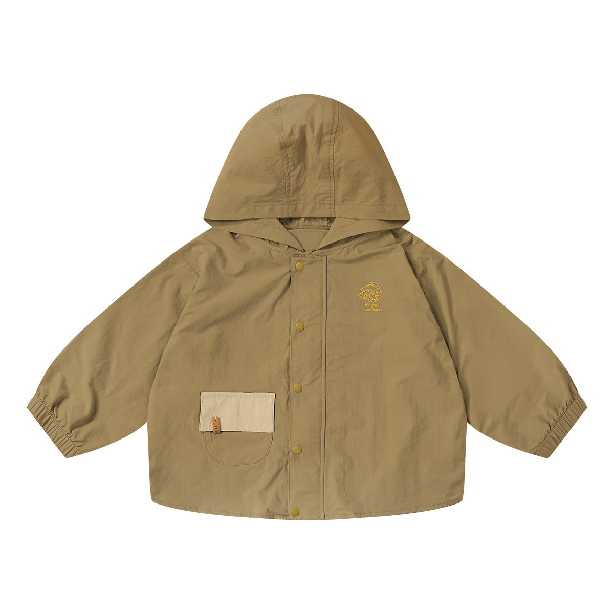 Simple y Casual Verano Hooded Top para Niña - foto 5