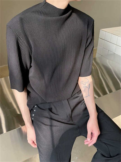 Abstinence Is A Semi-high Collar Camiseta Man