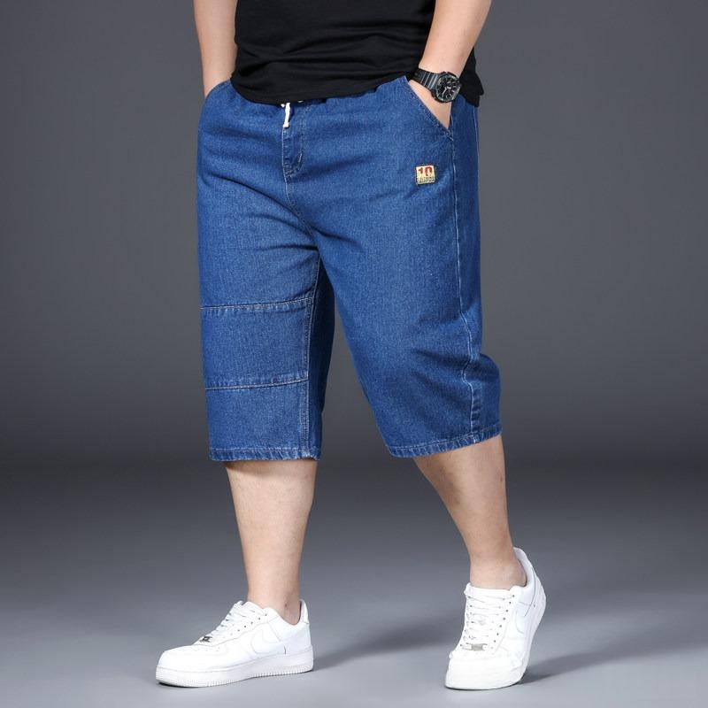 Retro Pierna Ancha Ajuste Suelto Three-quarter Shorts para Hombre - foto 2