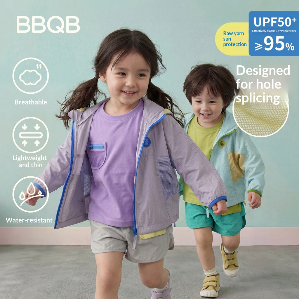 Niños Liviano Hooded Sun-protective Chaqueta - foto 5