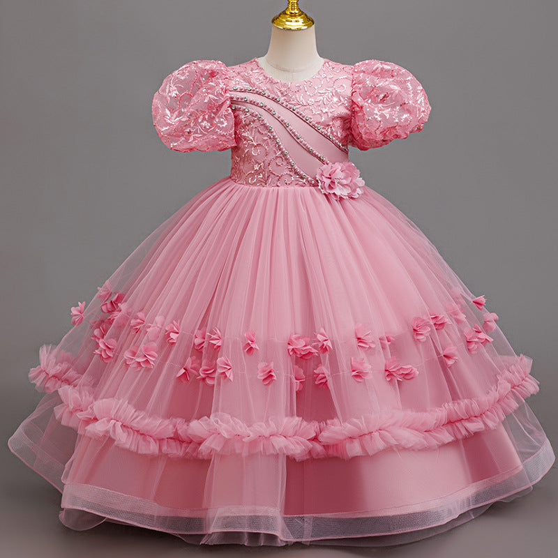 Vestido de princesa con lentejuelas para niña - foto 4
