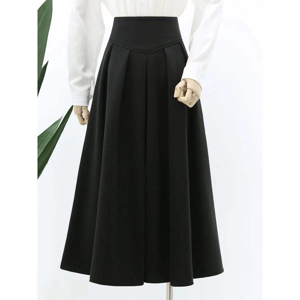 Falda plisada elegante de tiro alto - foto 7