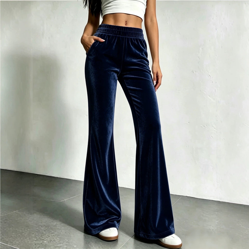 Pantalón deportivo casual elasticado para mujer - foto 4