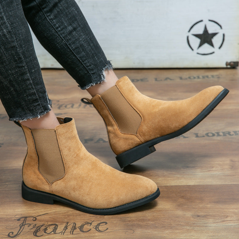 Botines de cuero estilo británico sin cordones - foto 4