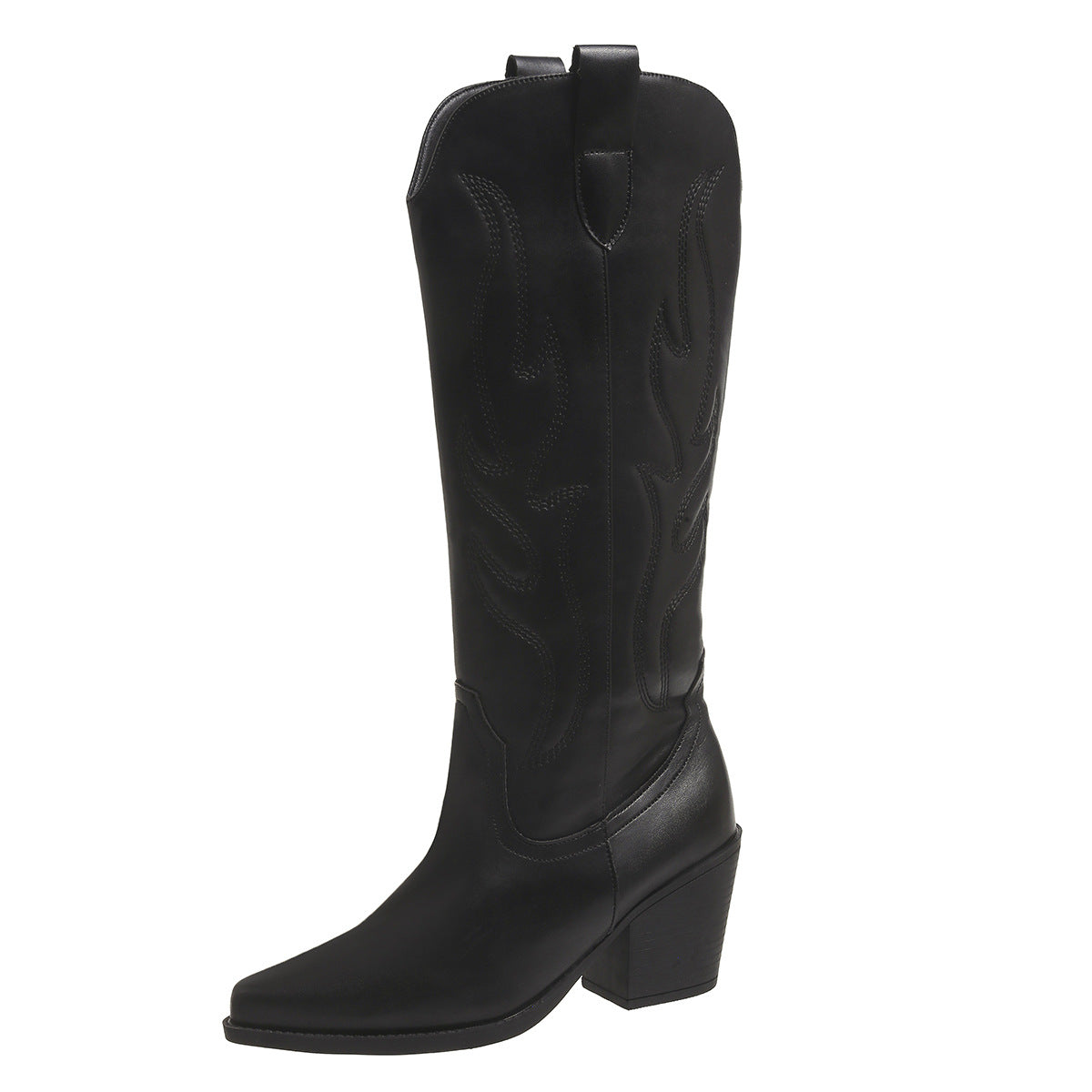 Western Cowboy Retro Wide-calf De Tendencia Botas - foto 3