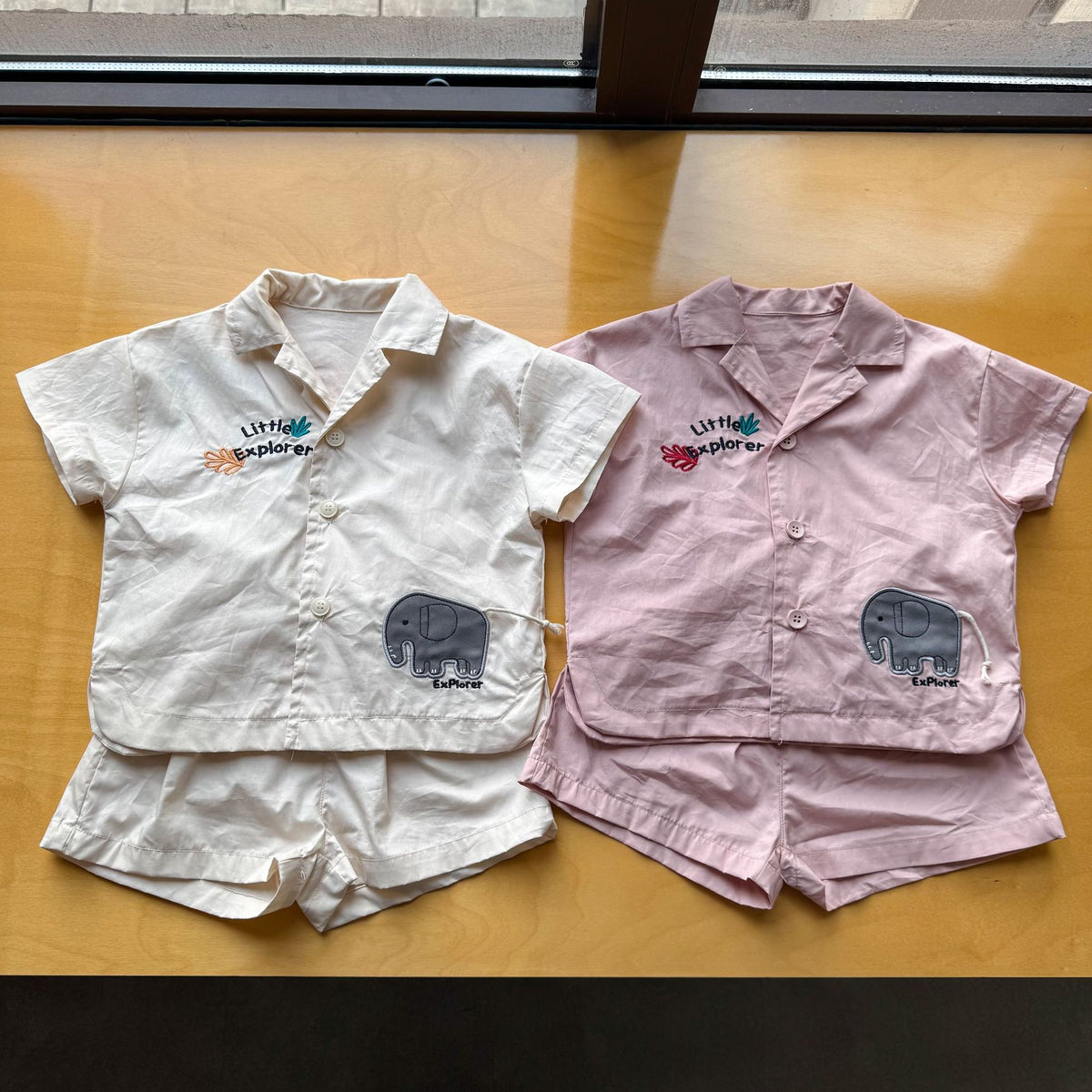 Niño Casual Algodón Manga Corta Camiseta y Shorts - foto 4