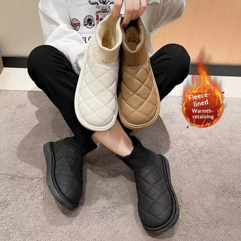 Botas de nieve mujer antideslizantes con chiporro