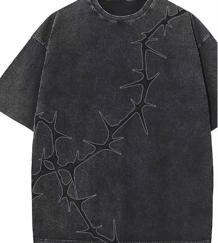 Polera estampada grafiti de rayos - foto 4
